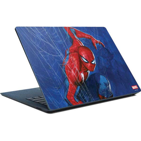 Marvel Spiderman World of Webs Surface Laptop Skin
